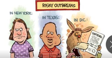 فى كاريكاتير "يو.إس.إيه توداى".. حمى عزل ترامب تصيب الديمقراطيين
