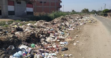 قارئ يشكو انتشار أطنان من القمامة بمدخل قرية السد بالقليوبية
