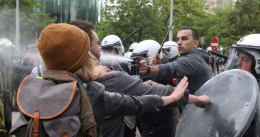اشتباكات واعتقالات خلال مظاهرات السترات الصفراء فى بلجيكا