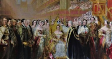 شاهد لوحة تتويج الملكة فيكتوريا 1838 قبل وبعد ترميمها