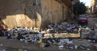 أهالى قرية العجوزين بكفر الشيخ يشكون تراكم القمامة فى الشوارع