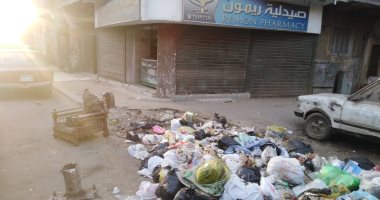 شكوى من تراكم القمامة بشارع عبد الهادى خطاب بمنطقة عين شمس