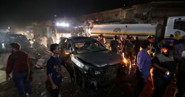 صور.. مقتل عشرة أشخاص فى انفجار سيارة بشمال سوريا
