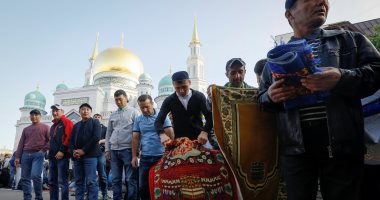 المسلمون يؤدون صلاة العيد فى روسيا وأفغانستان