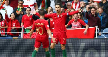 البرتغال ضد سويسرا.. رونالدو يقود برازيل أوروبا للتقدم فى الشوط الأول