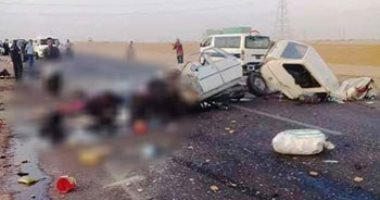مصرع شخص وإصابة 5 آخرين فى حادث إنقلاب سيارة ببورسعيد