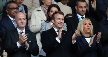 صور.. ماكرون وزوجته وإنفانتينو فى حفل افتتاح كأس العالم للسيدات فى فرنسا