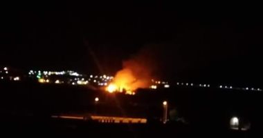 حريق بإحدى حدائق مدينة أسوان دون حدوث إصابات