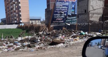 تراكم القمامة بحى شلبى أمام جامعة المنيا يزعج الأهالى ومطالب برفعها