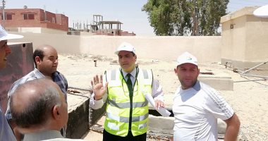 رئيس شركة مياه شمال سيناء يتفقد مشروعات جديدة ببئر العبد .. صور