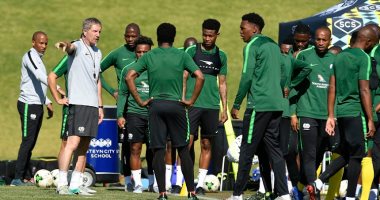 منتخب جنوب أفريقيا يستعد لمواجهة الفراعنة في كأس أمم أفريقيا.. فيديو