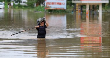 إجلاء 3 آلاف شخص فى مقاطعة هونان شمال غرب الصين بسبب الأمطار الغزيرة