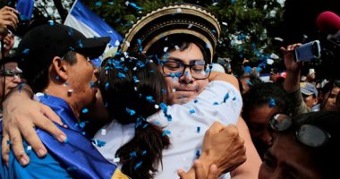 احتفالات فى شوارع نيكاراجوا لإطلاق سراح 50 معتقلا سياسيا