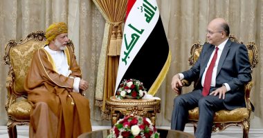 الرئيس العراقى لوزير خارجية عمان: استقرار بغداد عامل أساس لأمن المنطقة