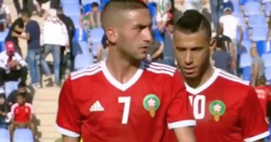 المغرب تتأخر أمام زامبيا 2 - 1 فى الشوط الأول.. فيديو 