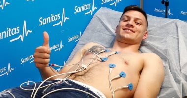 أطباء ريال مدريد فى دهشة من الحالة البدنية للصربى يوفيتش 