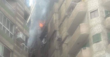 الحماية المدنية بالإسكندرية تسيطر على حريق فى شقة سكنية دون اصابات