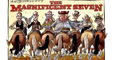 كاريكاتير "تايمز" يسخر من المرشحين لرئاسة حزب المحافظين ببريطانيا