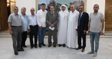 محافظ شمال سيناء يستقبل أعضاء الغرفة التجارية الفائزين فى الانتخابات