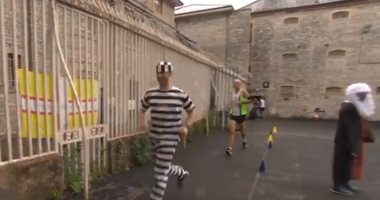 شاهد.. أقدم سجن فى المملكة المتحدة يحتضن سباق ماراثون بمشاركة 100 متسابق