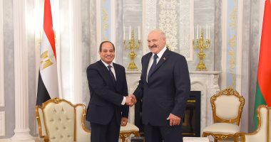 السيسى: اتفقنا مع رئيس بيلاروسيا على تعزيز البعد الثقافى والتعاون البرلمانى