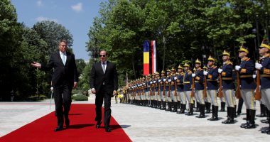 بدء مراسم استقبال الرئيس السيسى فى العاصمة الرومانية بوخارست