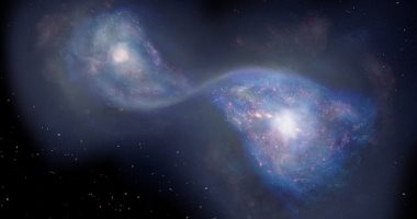 اكتشاف أقدم اندماج لمجرتين فى الكون يعود تاريخه إلى 13 مليار سنة 