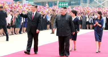 الرئيس الصينى يختتم زيارته إلى كوريا الشمالية