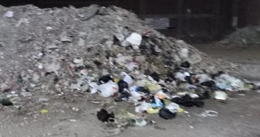 سكان شارع المطافى بمدينة المنصورة يشكون من انتشار القمامة