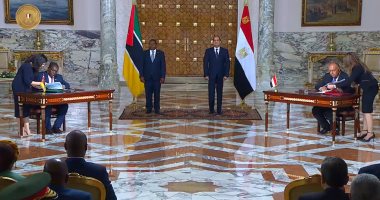 فيديو لتوقيع مذكرات تفاهم بين مصر وموزمبيق للتشاور السياسى والدبلوماسى