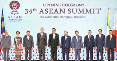صور.. قادة دول جنوب شرق آسيا يفتتحون قمة الآسيان الـ34 فى بانكوك بتايلاند