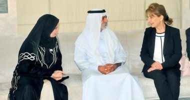 وزير التسامح فى الإمارات يلتقى رئيسة الجمعية البرلمانية المتوسطية