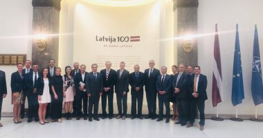  البعثة التجارية المصرية تواصل مباحثاتها فى لاتفيا مع وزراء وشركات