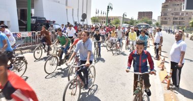 صور.. مهرجان "مشى ودراجات" احتفالا بذكرى ثورة 30 يونيو فى أسيوط