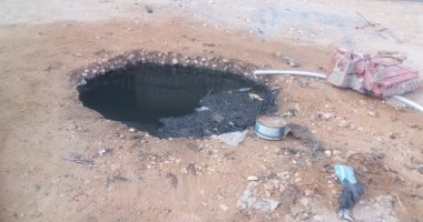 شكوى من عدم وجود غطاء لبالوعة مياه الصرف الصحى بمدينة الشروق