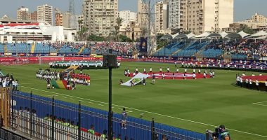 هتافات المشجعين تشعل حماس اللاعيبة فى مباراة نيجيريا و غينيا بالإسكندرية (صور)