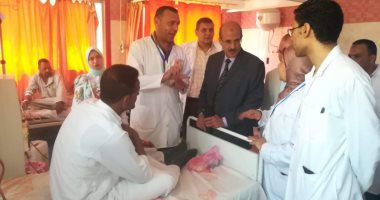 صور ..وكيل وزارة الصحة يتفقد مستشفى الدلنجات المركزى