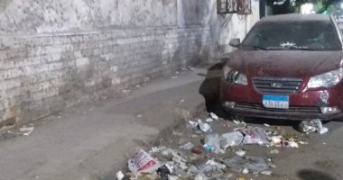 شكوى من تراكم القمامة فى شارع معهد ناصر بمحافظة القاهرة