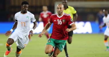 نور الدين أمرابط أفضل لاعب في مباراة المغرب ضد كوت ديفوار