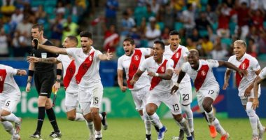 شاهد.. احتفالات لاعبي بيرو بعد التأهل إلي نصف نهائي كوبا امريكا 
