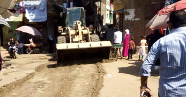 شفط مياه الصرف الصحى بشارع ببشتيل وتطوير شارعين بالبراجيل فى أوسيم 