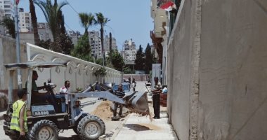 صور.. انهيار جزئى بعقار شرق الإسكندرية دون إصابات