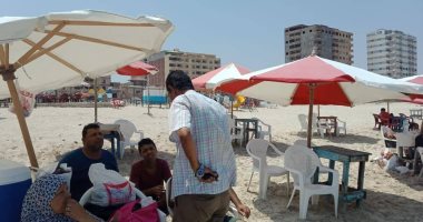 صور.. حملات لمنع إستغلال المصطافين على شواطئ العجمى بالاسكندرية