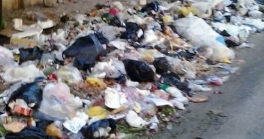انتشار القمامة ببعض شوارع حدائق القبة بعد توقف شركة النظافة