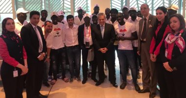 منتخب غينيا بيساو يغادر القاهرة عقب الخروج من البطولة الأفريقية.. صور