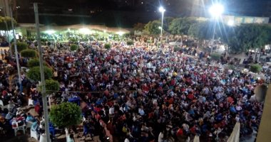 فيديو وصور.. الشواكيش "حاضرين" لمتابعة مصر وجنوب أفريقيا