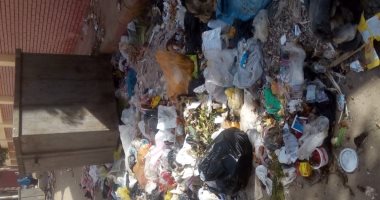 انتشار القمامة بجوار مدرسة بطهطا يزعج الطلبة