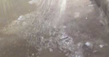 انتشار مياه الصرف الصحى بشارع الخليفة بمنطقة الأندلس الهرم يزعج الأهالى