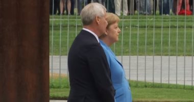 شاهد.. المستشارة الألمانية ترتعش خلال استقبالها لرئيس وزراء فنلندا