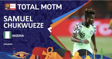 صامويل شيكودزي أفضل لاعب فى مباراة نيجيريا ضد جنوب أفريقيا